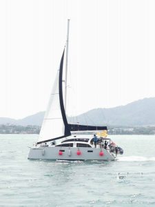 «sally 38ft» парусный катамаран