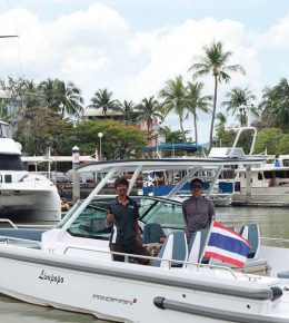 Аренда катера на Пхукете Limpopo Axopar 28 Ft.