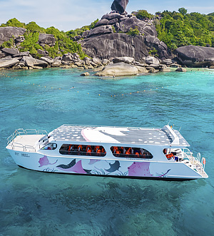 «catamaran Aluminous 4 Engines» Аренда моторного катамарана на Пхукете
