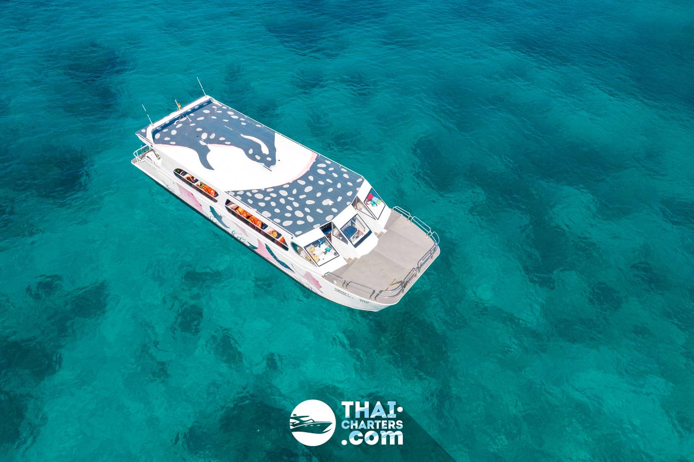 «catamaran Aluminous 4 Engines» Аренда моторного катамарана на Пхукете