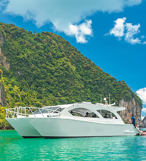 «speed Catamaran 2 Engine» Аренда моторного катамарана на Пхукете