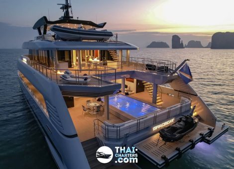 «spacecat 118ft» Аренда моторного катамарана на Пхукете