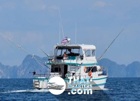 «fish Eagle 65ft» Аренда рыбацкой лодки на Пхукете