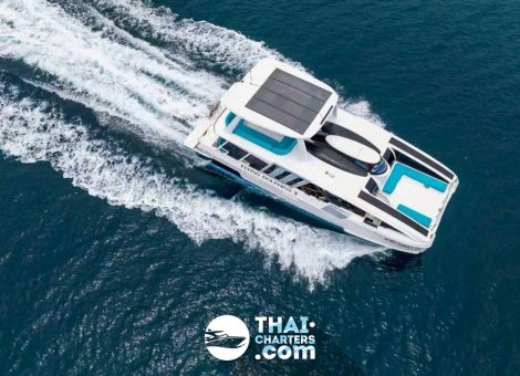 «dolphin 50ft» Аренда моторного катамарана на Пхукете