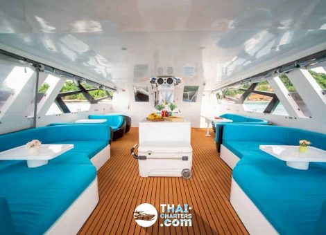 «dolphin 50ft» Аренда моторного катамарана на Пхукете