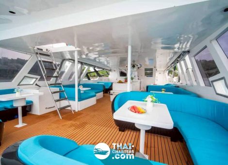 «dolphin 50ft» Аренда моторного катамарана на Пхукете